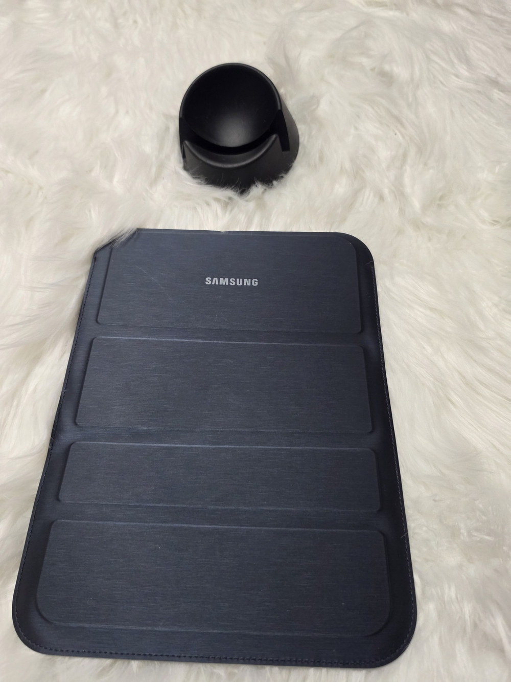 Samsung Black Tablet Folio Case Cover - Black